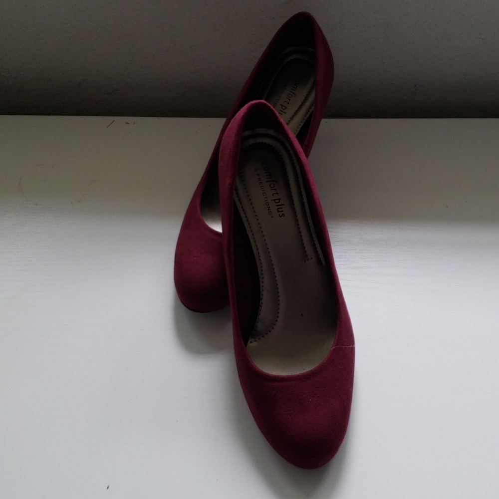 Burgendy Comfort Plus Heels
